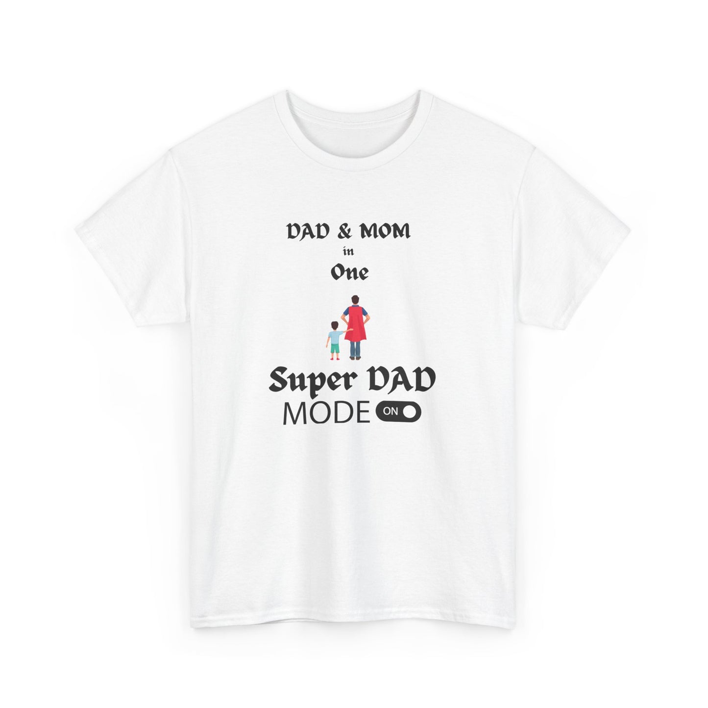 Super Dad Cotton Tee - Fun Gift for Fathers, Celebrating Parenthood