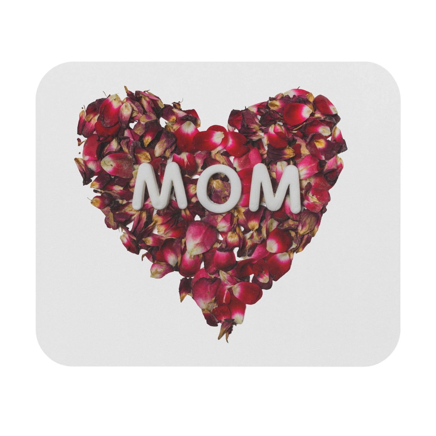 Floral Heart "MOM" Mouse Pad - Perfect Gift for Mother's Day