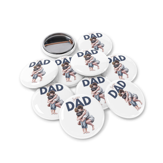 Super Dad Round Pins - Perfect Gift for Father's Day or Any Occasion