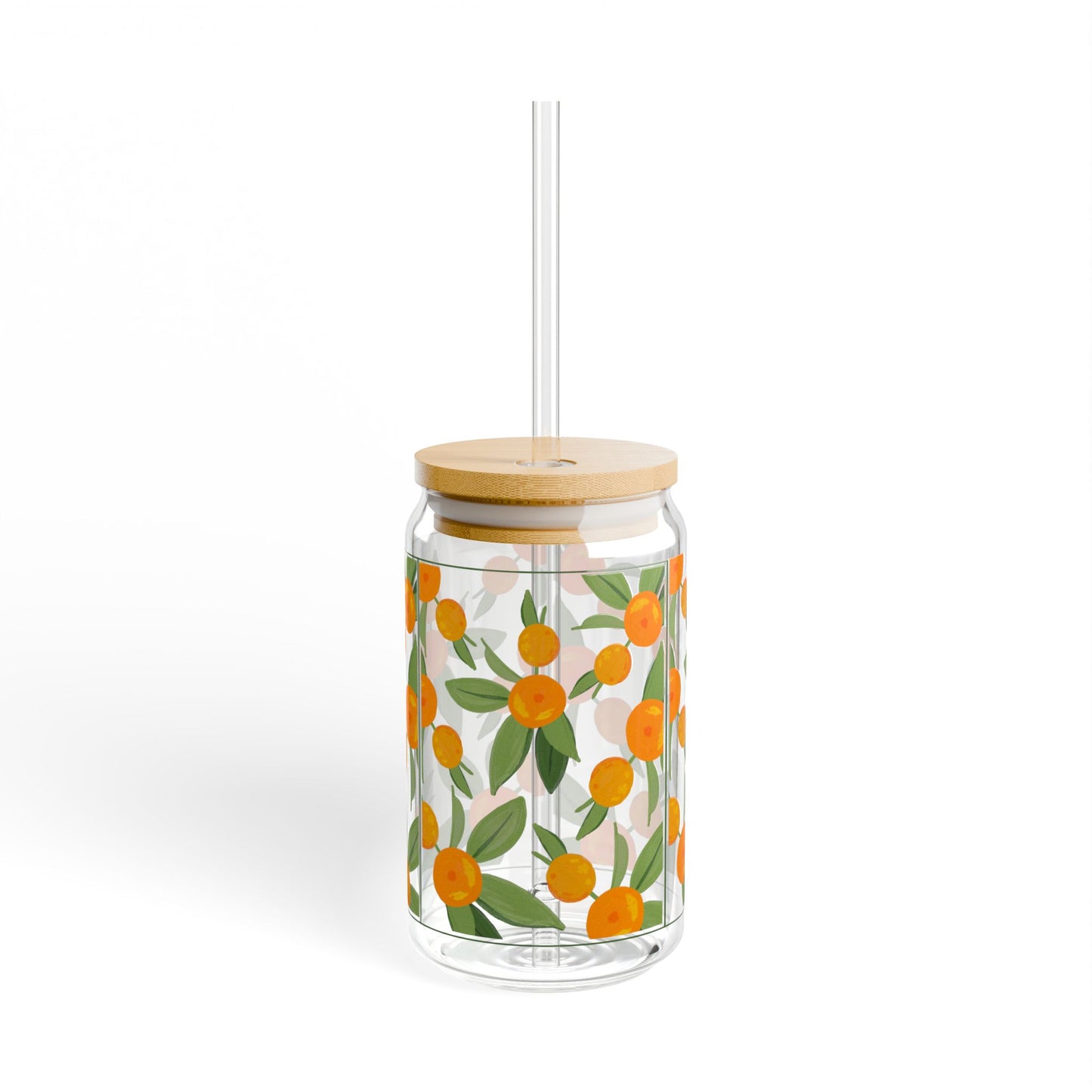 Zest & Sip – Citrus Orchard Sipper Glass 16oz