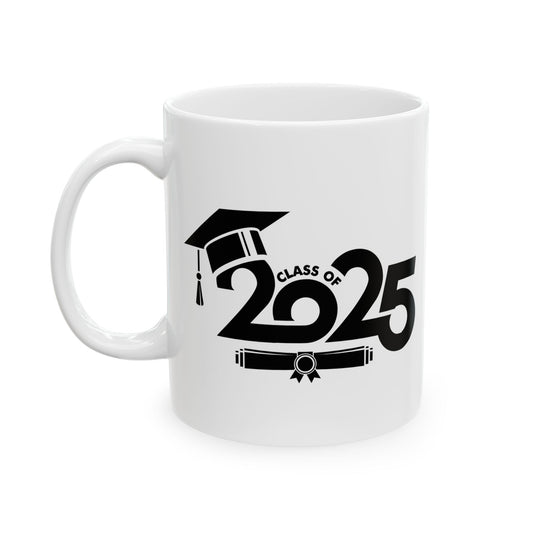 2025 Graduation Ceramic Mug - 11oz & 15oz - Perfect Gift for Graduates